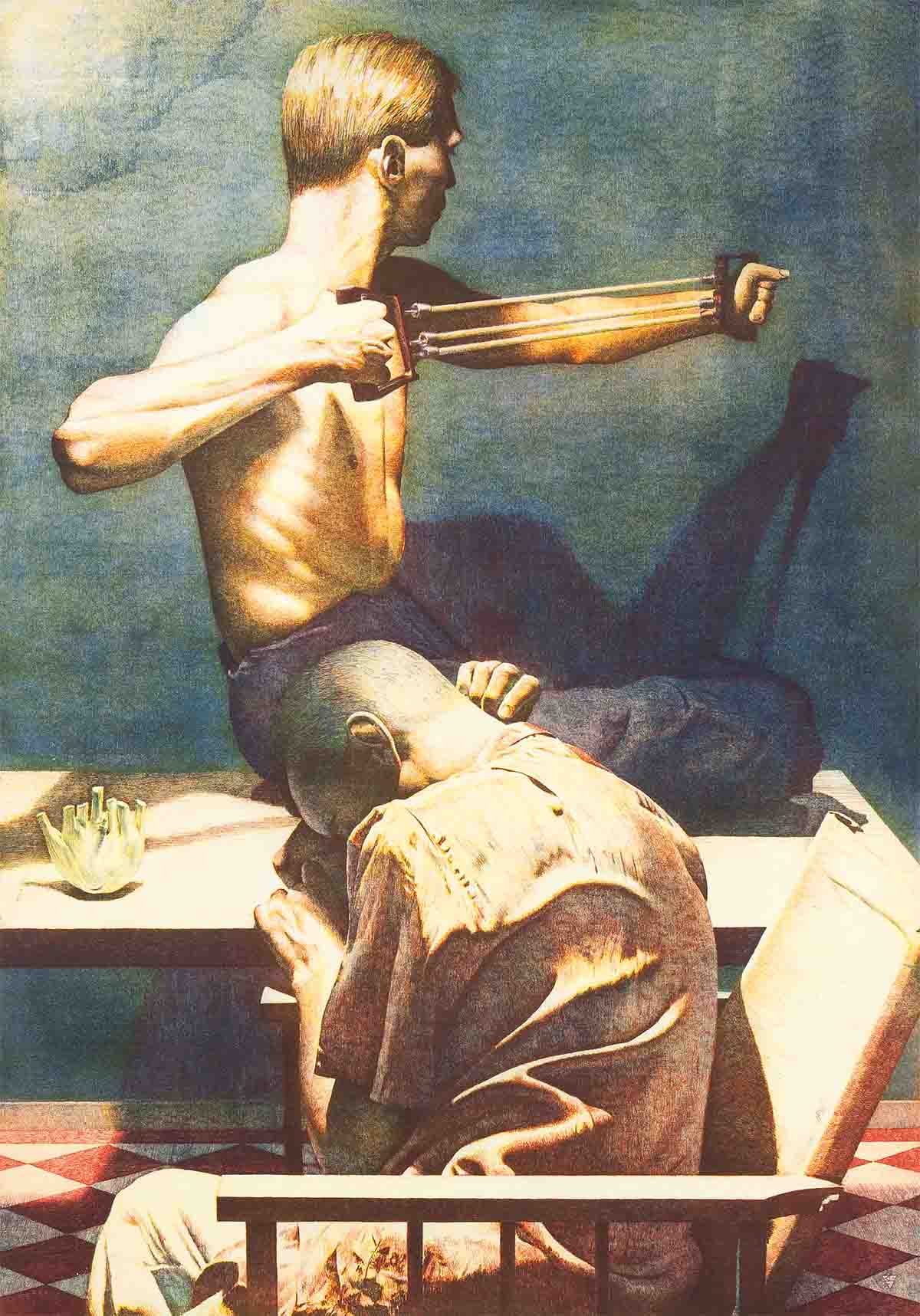 Roberto Gonzalez, ‘Let Him Gaze His Fill’, etching