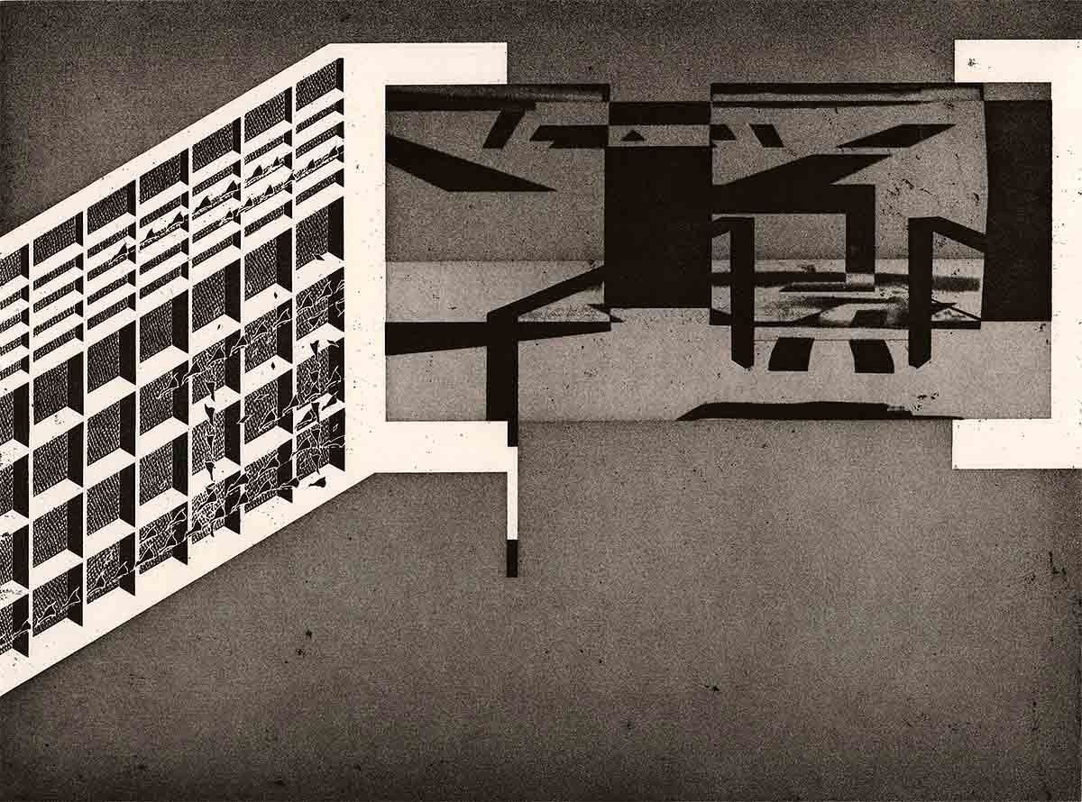 Seher Shah, ‘Unit Object (Landscape)’, etching