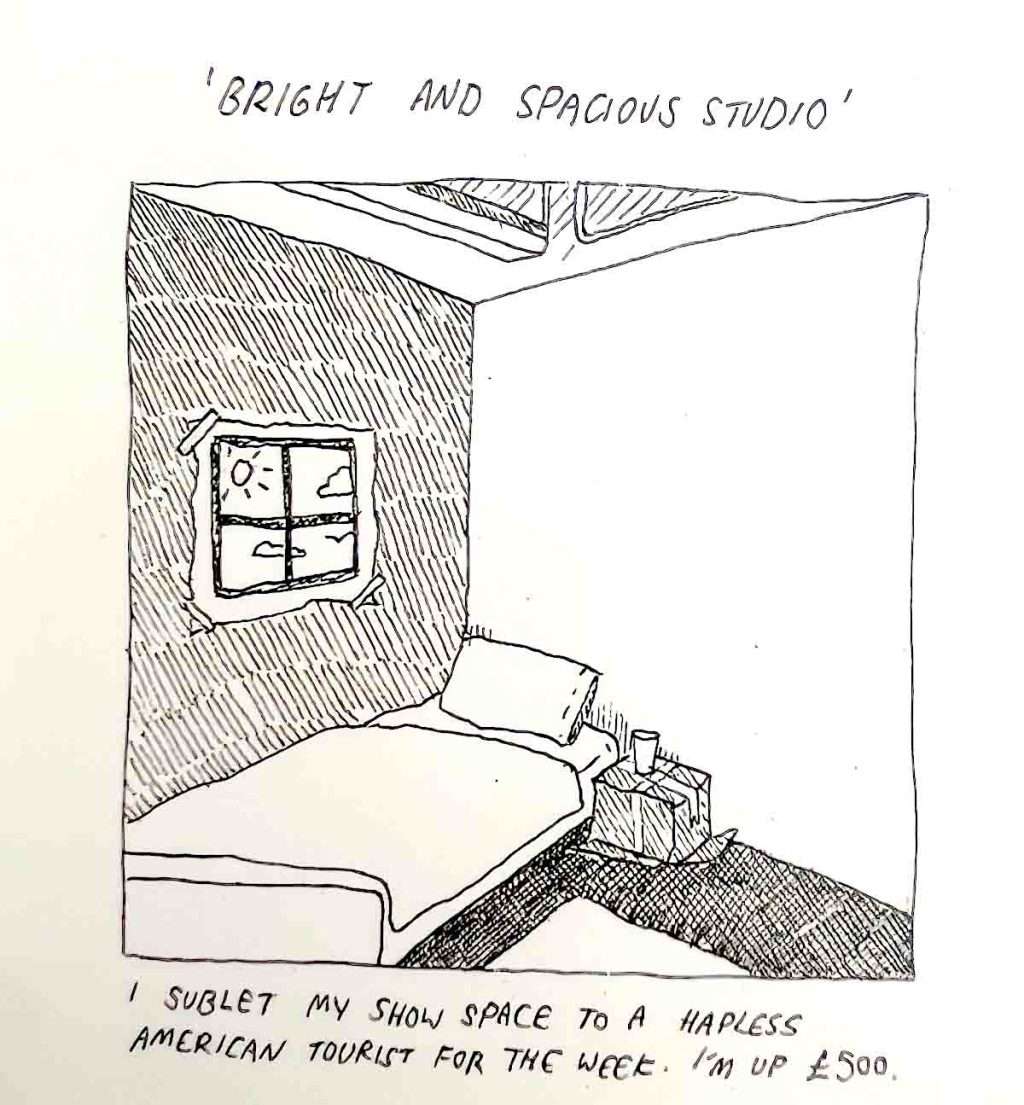 Aisling Smith, 'Bright and Spacious Studio', from 'Alternative Degree Show Ideas’