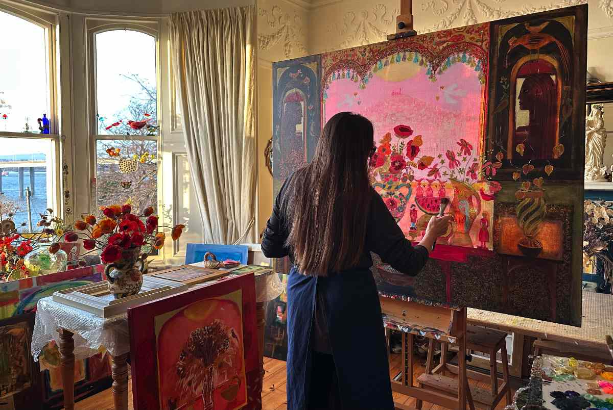 Morag Muir's Newport-on-Tay studio