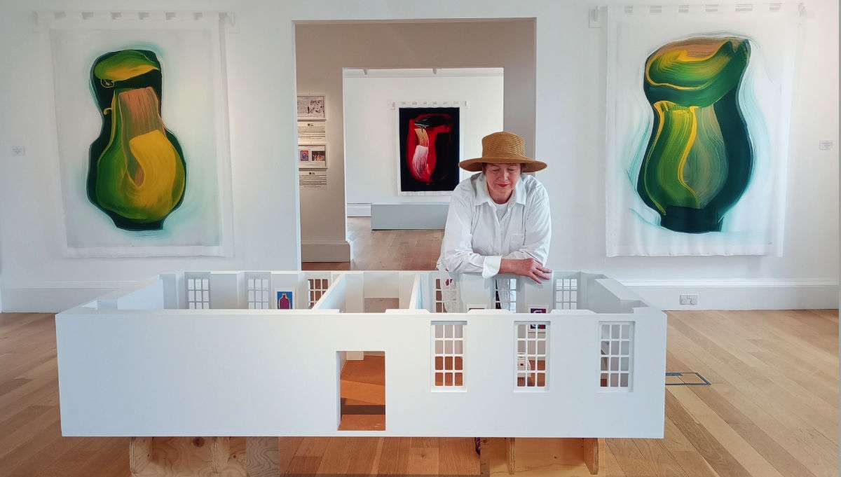 Nicola Atkinson in the new gallery. Image Johnnie Wales