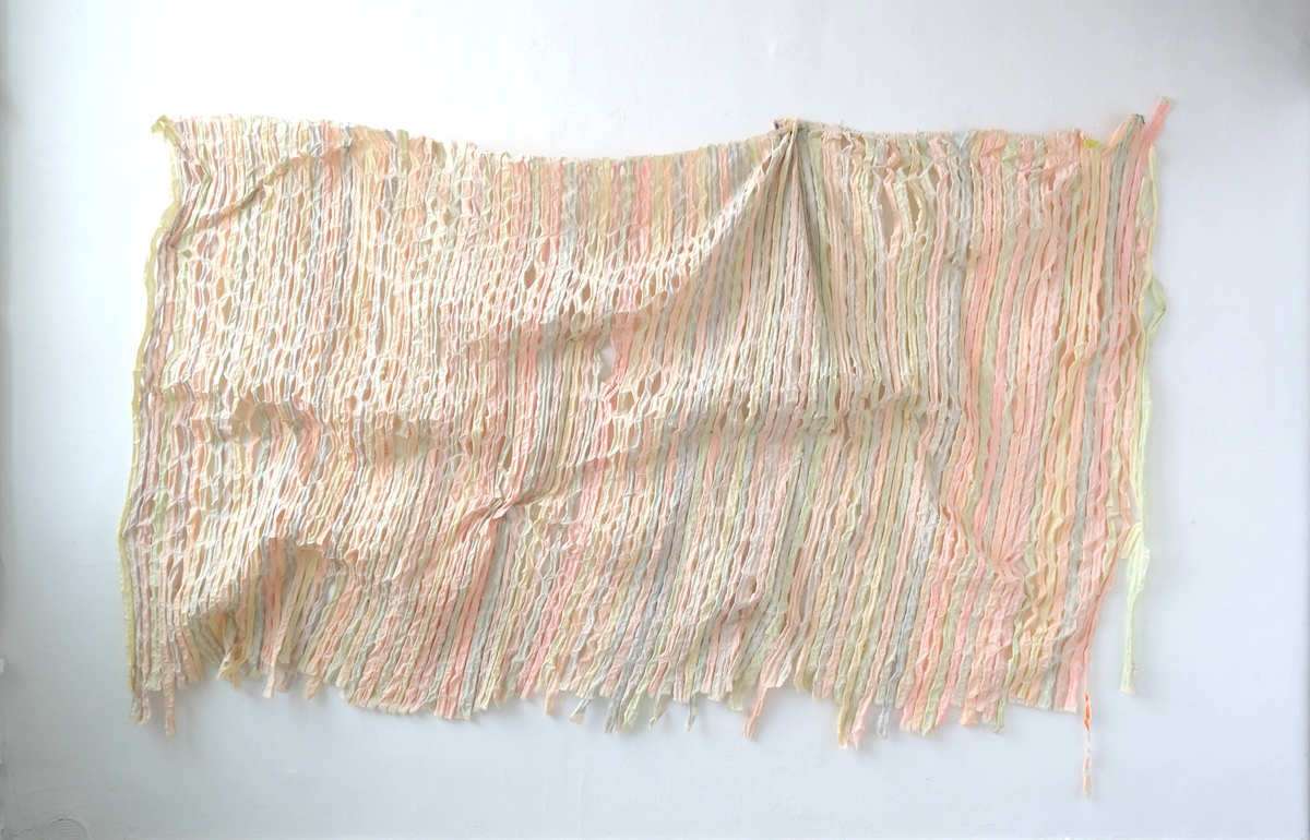 Ji Ho-Ying, Wave, Mixed Material with Fabric