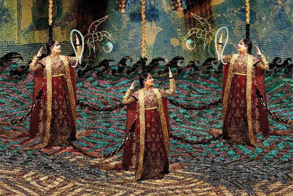 Aqsa Arif, 'Spinning Sun Spells a new Shore' (detail)
