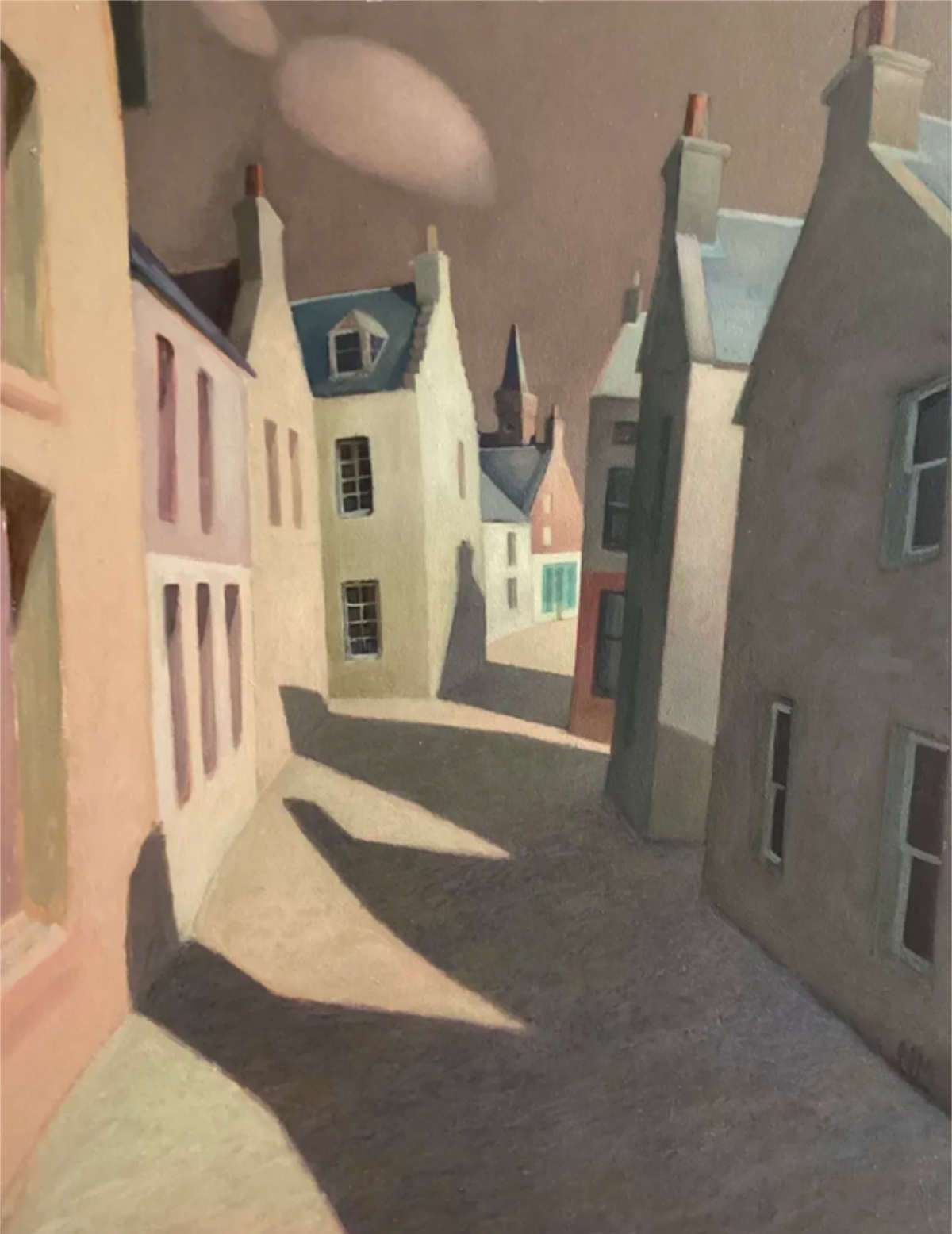 Neil Macdonald, 'Long Shadows', Stromness, oil