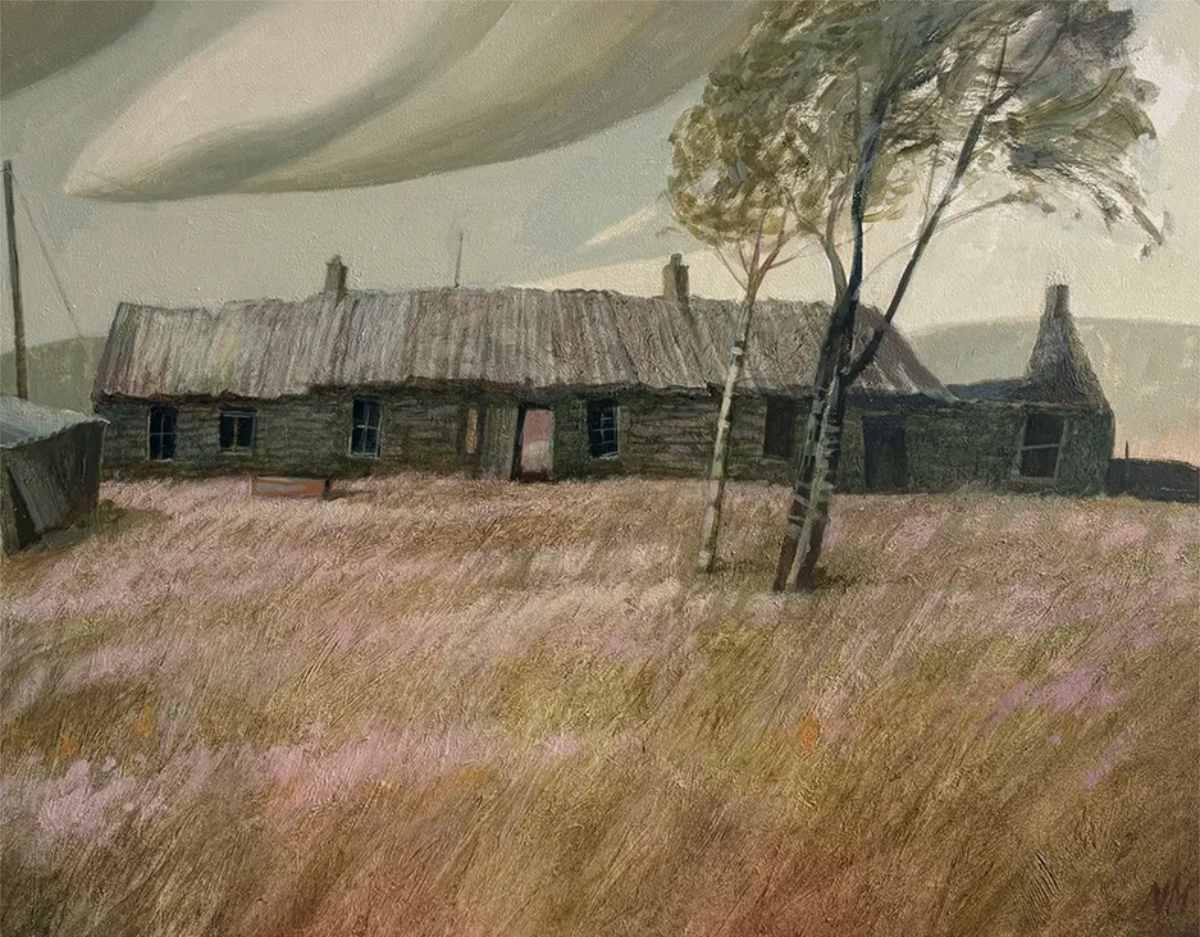 Neil Macdonald, 'Old Stones, Piscottie', oil