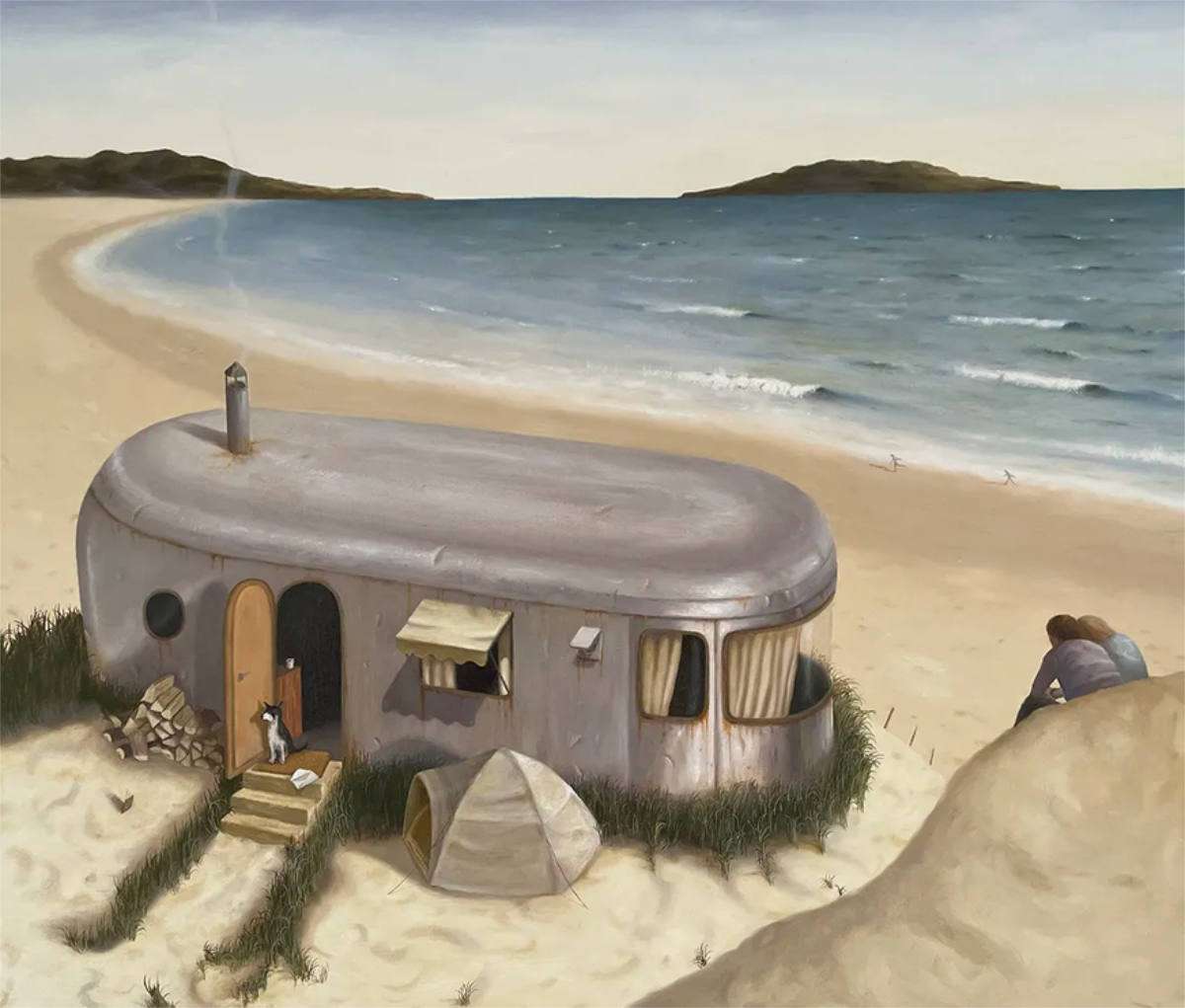 Saul Robertson, 'Blue Remembered', oil on linen